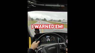 Using the CB Radio to warn drivers of road hazards is important. But not like this, drivers!