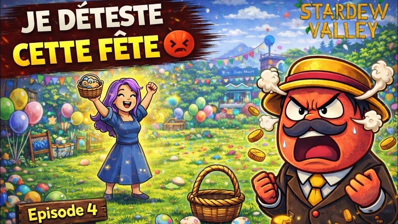 PIRE fête des œufs de ma VIE… 😡 | Stardew Valley #4