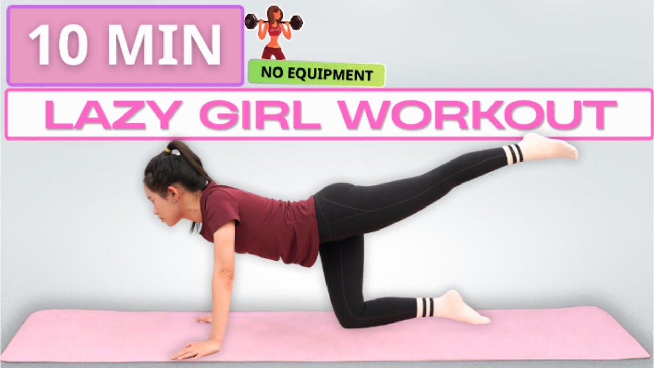 Lose Weight Fast with Lazy Girl Exercise  Full Body 10 Minutes, No Jumping