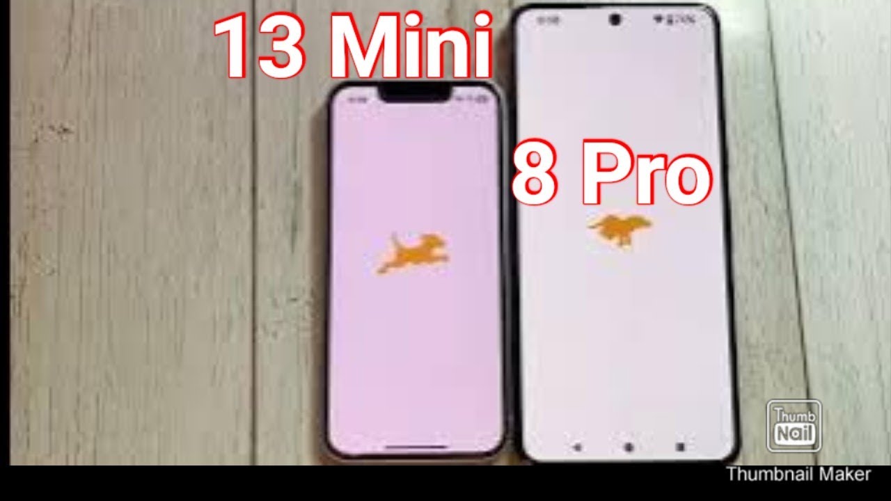 pixel 8 vs iphone 13 mini size