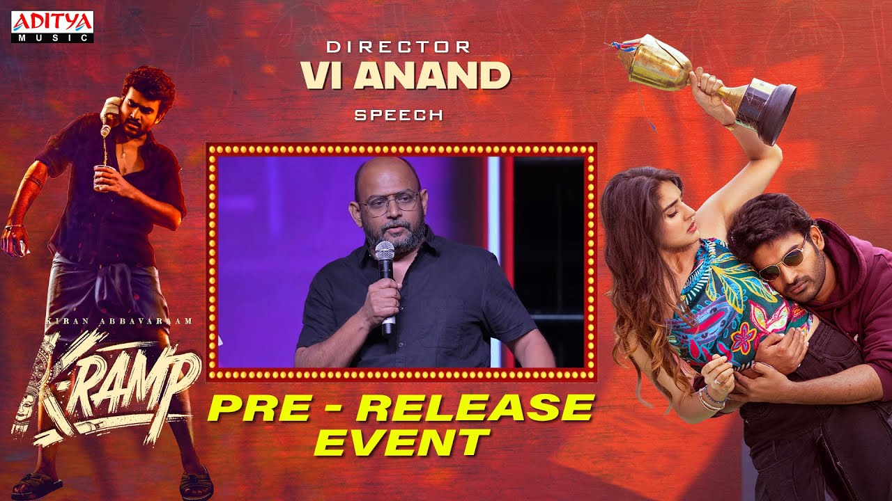 Director Vi Anand Speech at K-Ramp Heavy Rampage Event | Kiran Abbavaraam, Yukti Thareja
