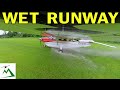 TRYING TO TAKEOFF on an EXTREMLY WET JUNGLE RUNWAY