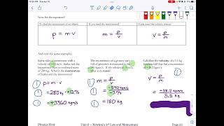 Mrs. Gastler - Calculating with Momentum Part 5