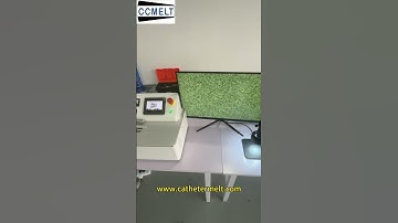 cathetermelt brand butt weld tip forming machine