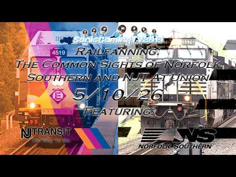 Railfanning: The Common Sights of Norfolk Southern and NJT at Union