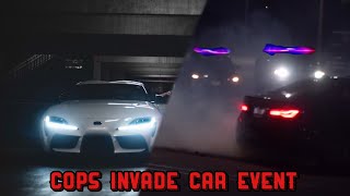 2021 TOYOTA SUPRA FIRST CAR MEET! *COPS AND NEWS VAN SHOW UP*