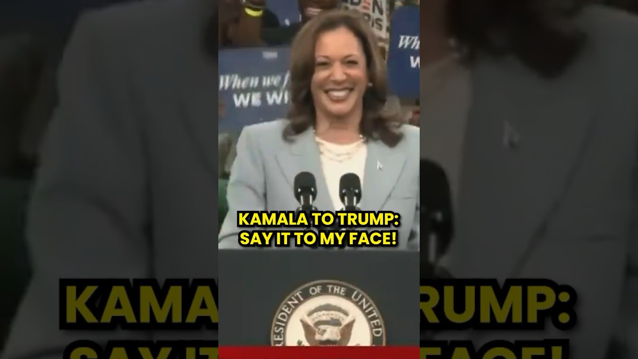 'SAY IT TO MY FACE': Kamala THROWS DOWN THE GAUNTLET on Trump Backing Out of Debate