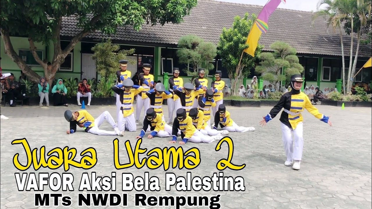 JUARA Utama 2 LKBB Kreasi VAFOR Aksi Bela Palestina MTs NWDI Rempung | BAPERS MATSANDA 2024