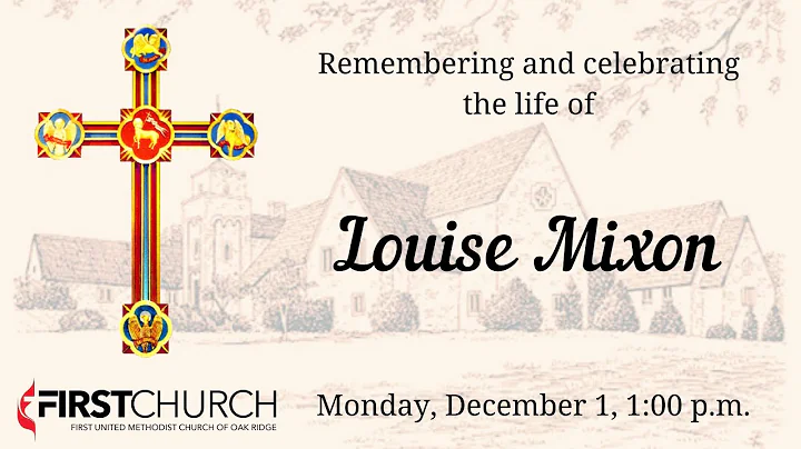 Funeral for Louise Mixon