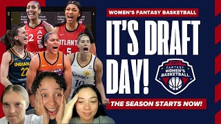 LIVE WNBA Fantasy Draft | Our Real League Draft Day | Fantasy Women's Basketball