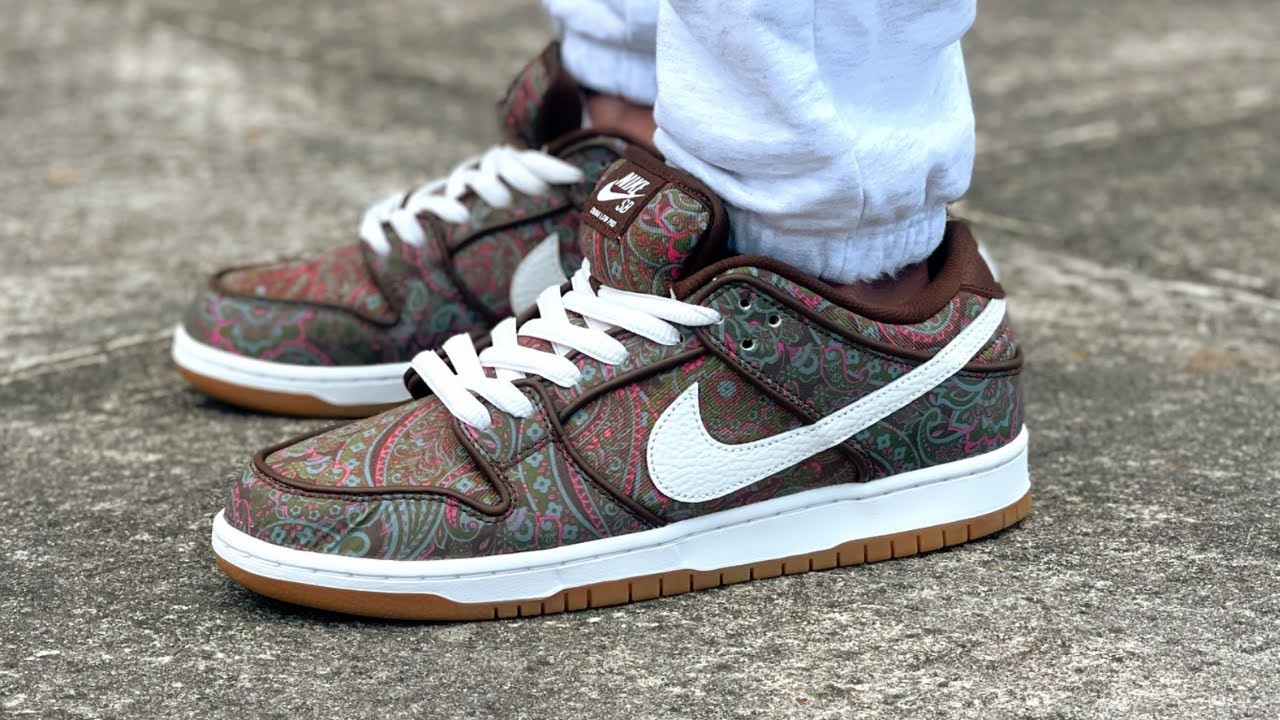 NIKE SB DUNK LOW “BROWN PAISLEY”