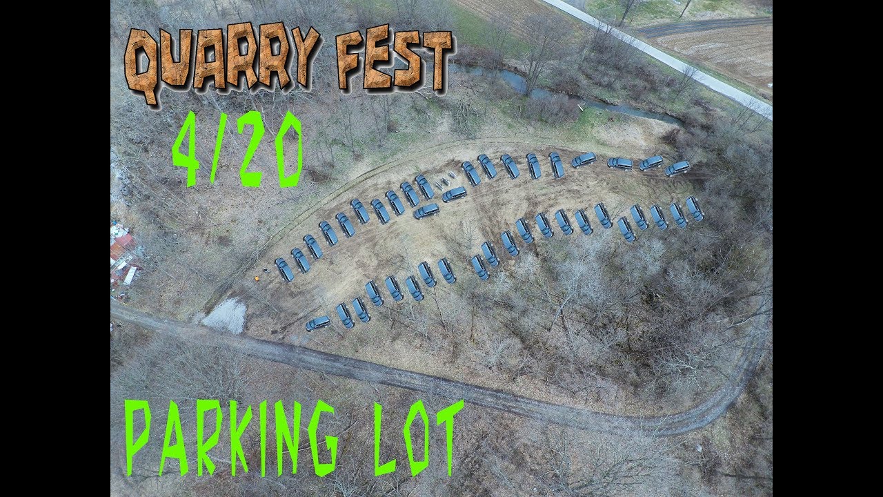 Building a Quarry Fest 420 Parking Lot YouTube