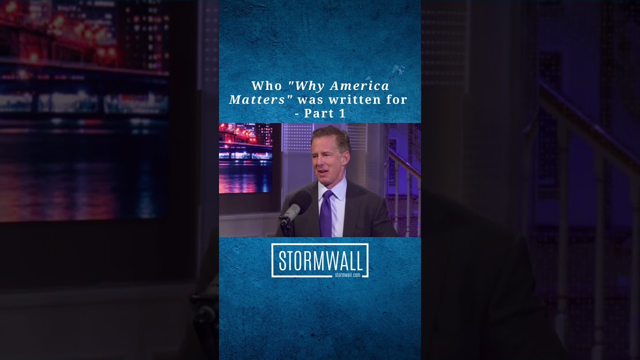 Who “Why America Matters” was written for - Part One