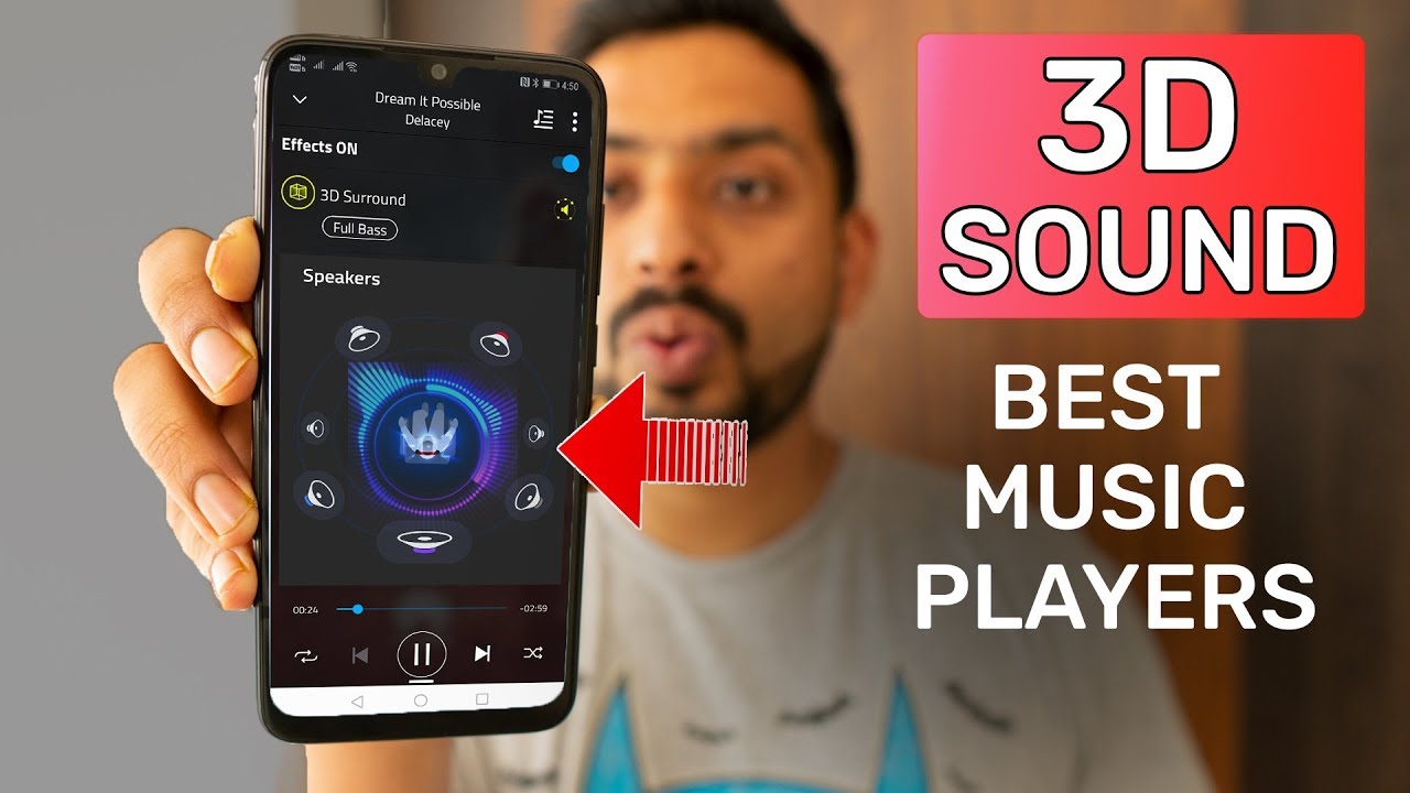 Top 6 Free Android Music Players In 19 3d Sound Mega 4k Tv Giveaway Gt Hindi Youtube