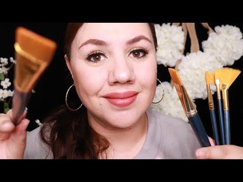 ASMR Español Roleplay Pintando Tu Carita Eres Mi Obra de Arte / Face Painting / Murmullo Latino