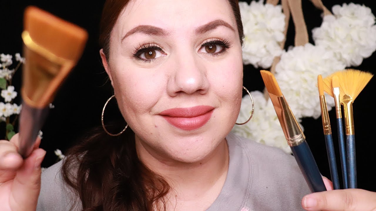 ASMR Español Roleplay Pintando Tu Carita Eres Mi Obra de Arte / Face