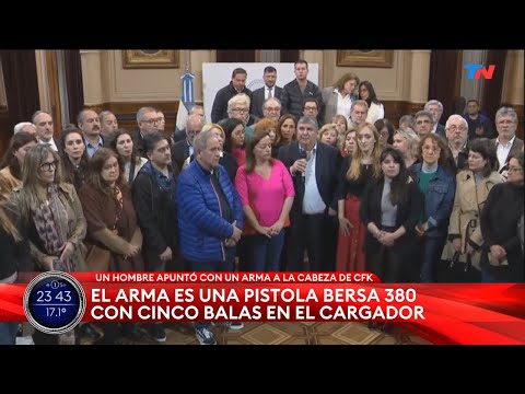 El mensaje del Senado desde el Congreso tras el ataque a Cristina Kirchner
