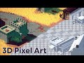Rural Town (Breakdown) | Pixel Art Render Pipeline