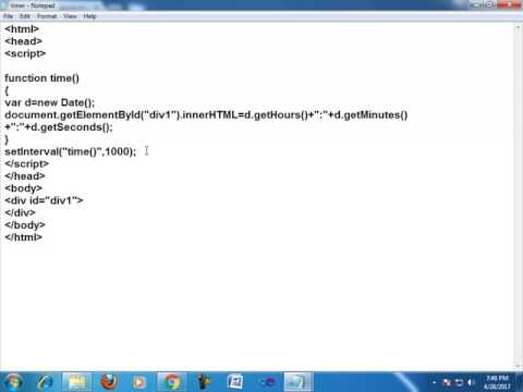 How to create timer in javascript