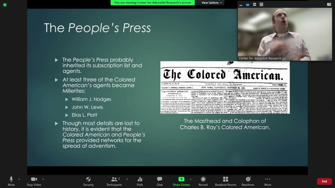 History of Black Adventism Kevin Burton