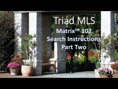 Matrix 102 Search Instruction Part 2 Feb 2022