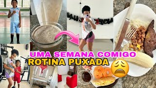 VLOG VÁRIOS DIAS COMIGO ✨treino, boxe, futebol, refeições e ROTINA da casa