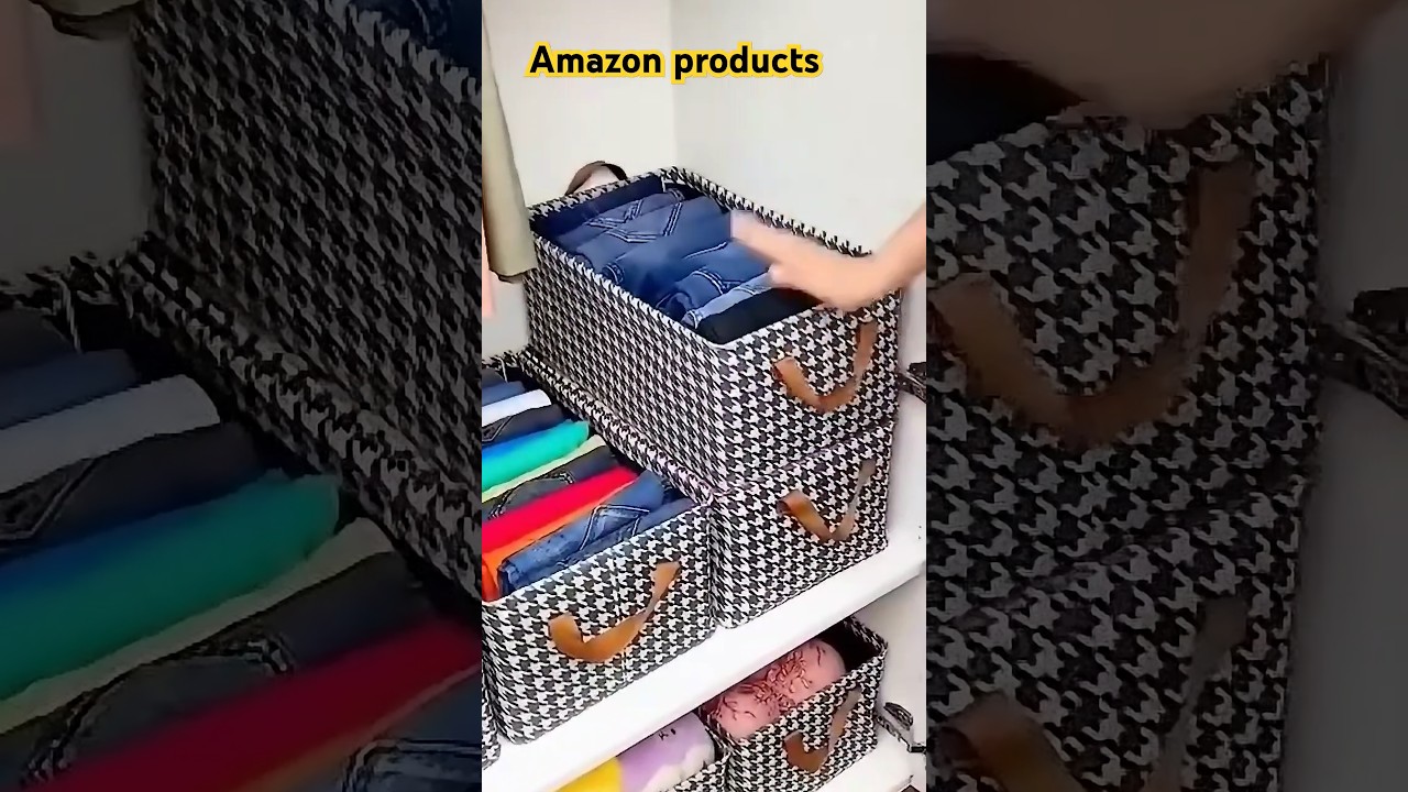Amazon wardrobe Clothes organiser Bags / boxes online available 😍