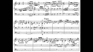Bach - Prelude and Fugue in D minor, BWV 554