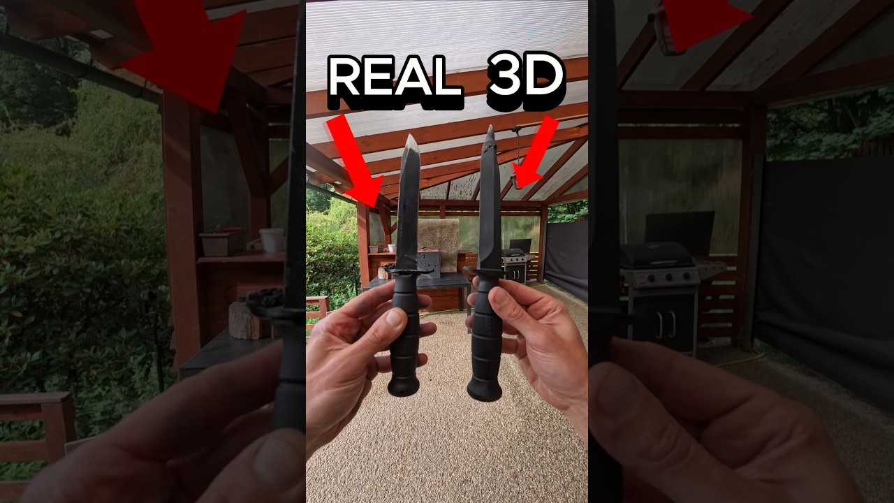REAL VS 3D Printed Throwing Knife