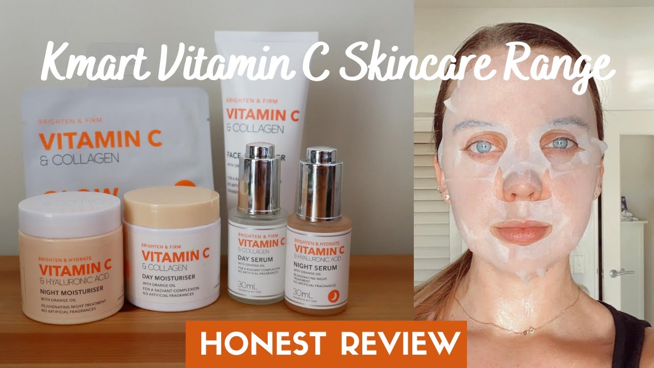 Kmart Vitamin C Skincare Range HONEST REVIEW YouTube