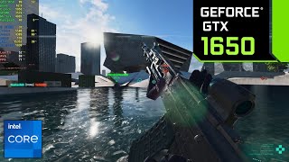 Battlefield 2042 on a GTX 1650 paired with a i9 13900k. LOL