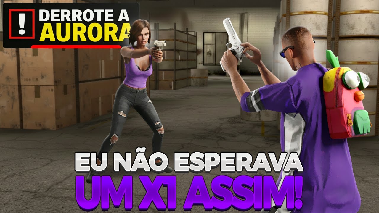 🚨 DESAFIEI A @Aurora Pink  NO DUELO E OLHA O QUE ACONTECEU NO RIO RISE!