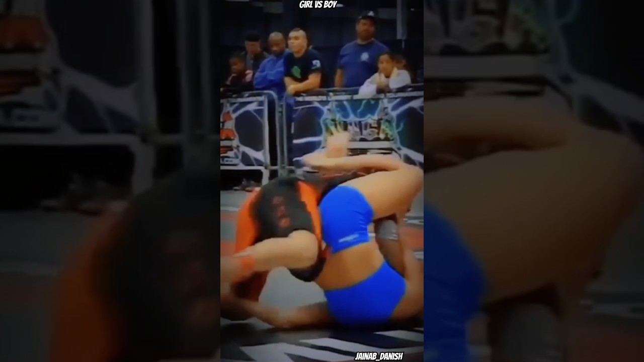 girl vs boy jiu jitsu Match 