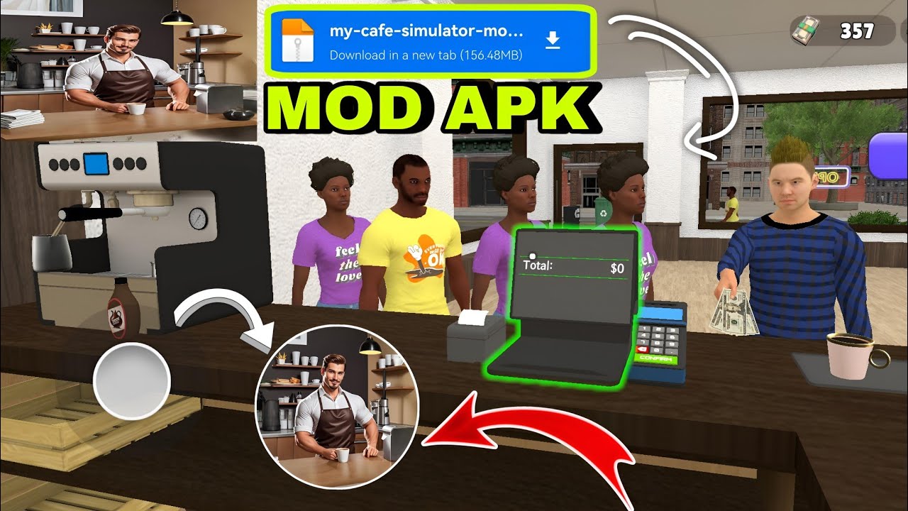 My Cafe Simulator | Quick Overview | HD 1.0.3 Mod APK Unlimited Money + Free Shopping