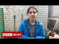 Sharing space with the dead - horror outside Chernihiv, Ukraine - BBC News