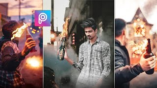 PicsArt Moli Photo Editing 🔥|| Instagram Viral Edits || Molotov Cocktail || AC EDITION screenshot 1