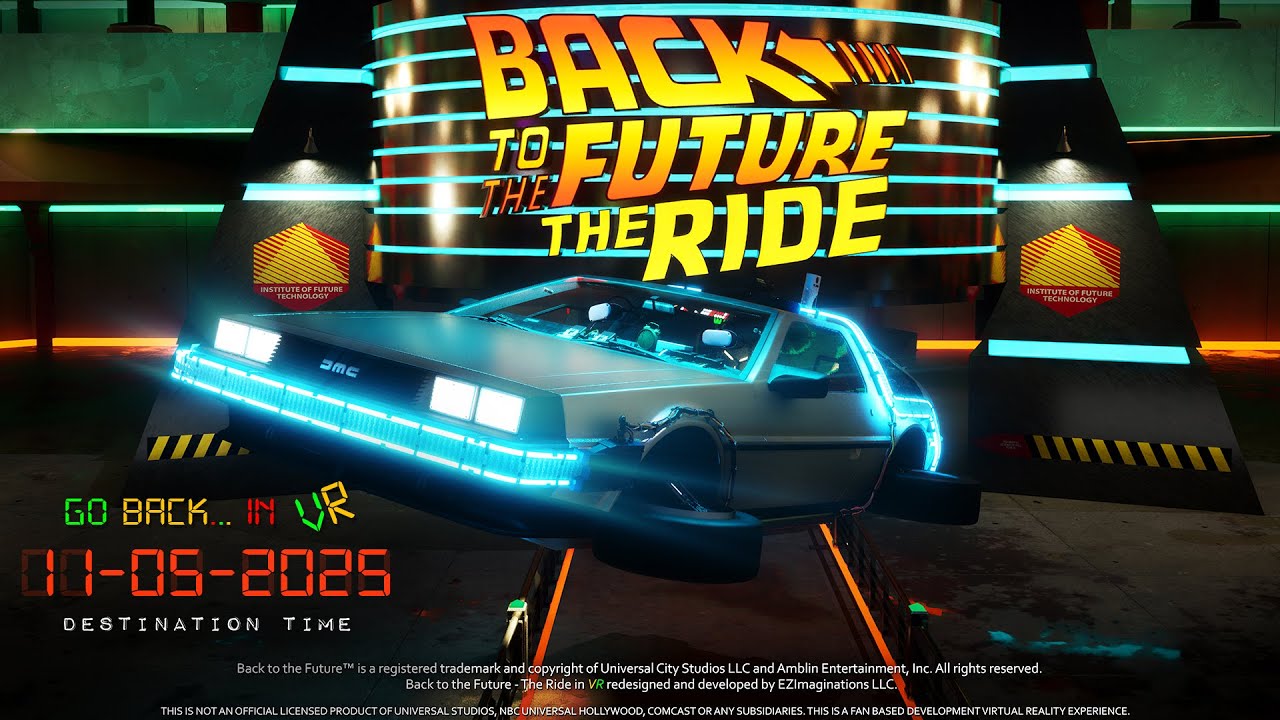 BACK TO THE FUTURE - THE RIDE | IN VR - 2025