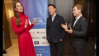 Kate Middleton teams up with Ant and Dec to get people talking about addiction