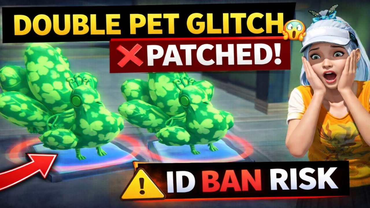 Unlimited Glitch steel a pet 😱 I'd ban 😤 glitch khatam 💯