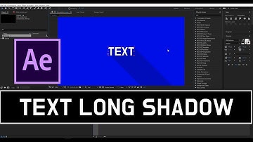 #에프터이펙트 플러그인없이 텍스트 롱쉐도우 만들기