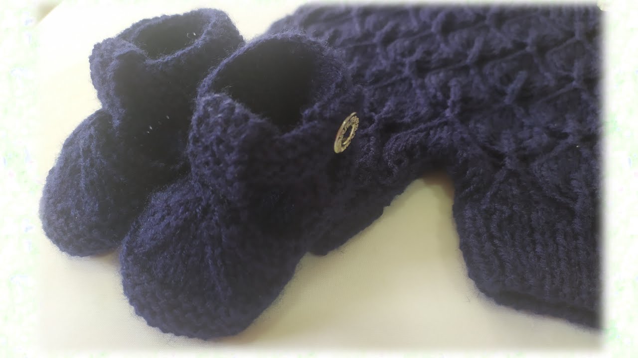 (CANHOTOS) SANDÁLIA DE TRICÔ PARA BEBÊ