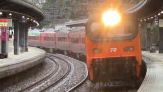 臺鐵 E500型(E543) PP自強176 瑞芳行 山佳駅通過シーン