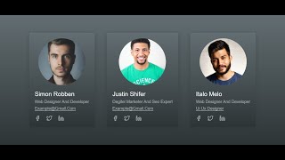 How to create profile cards with html css and javascript (part-1)