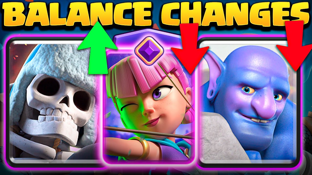 December Balance Changes in Clash Royale - YouTube