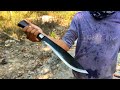 Knife making how he forged an incredibly sharp kukri knife with minimal tools