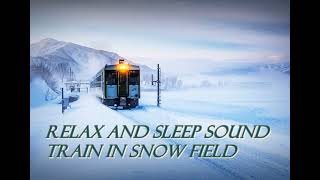 ASMR | 8hs | Train Sound in Snow Field