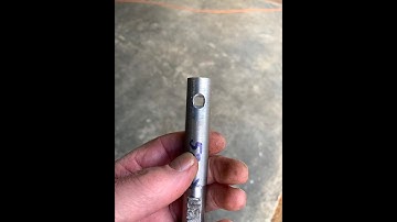 Homemade Keyway broach tool  - making the square hole to hold the cutter