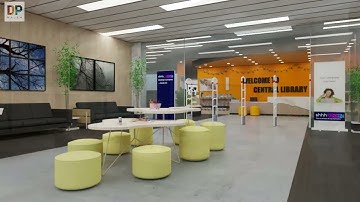 Central Library - Hình ảnh của đồ án thư viện tốt nghiệp