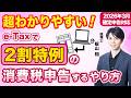 【2026年確定申告】e-Taxで2割特例の消費税申告をするやり方を税理士が超わかりやすく解説【個人事業主/令和7年分】