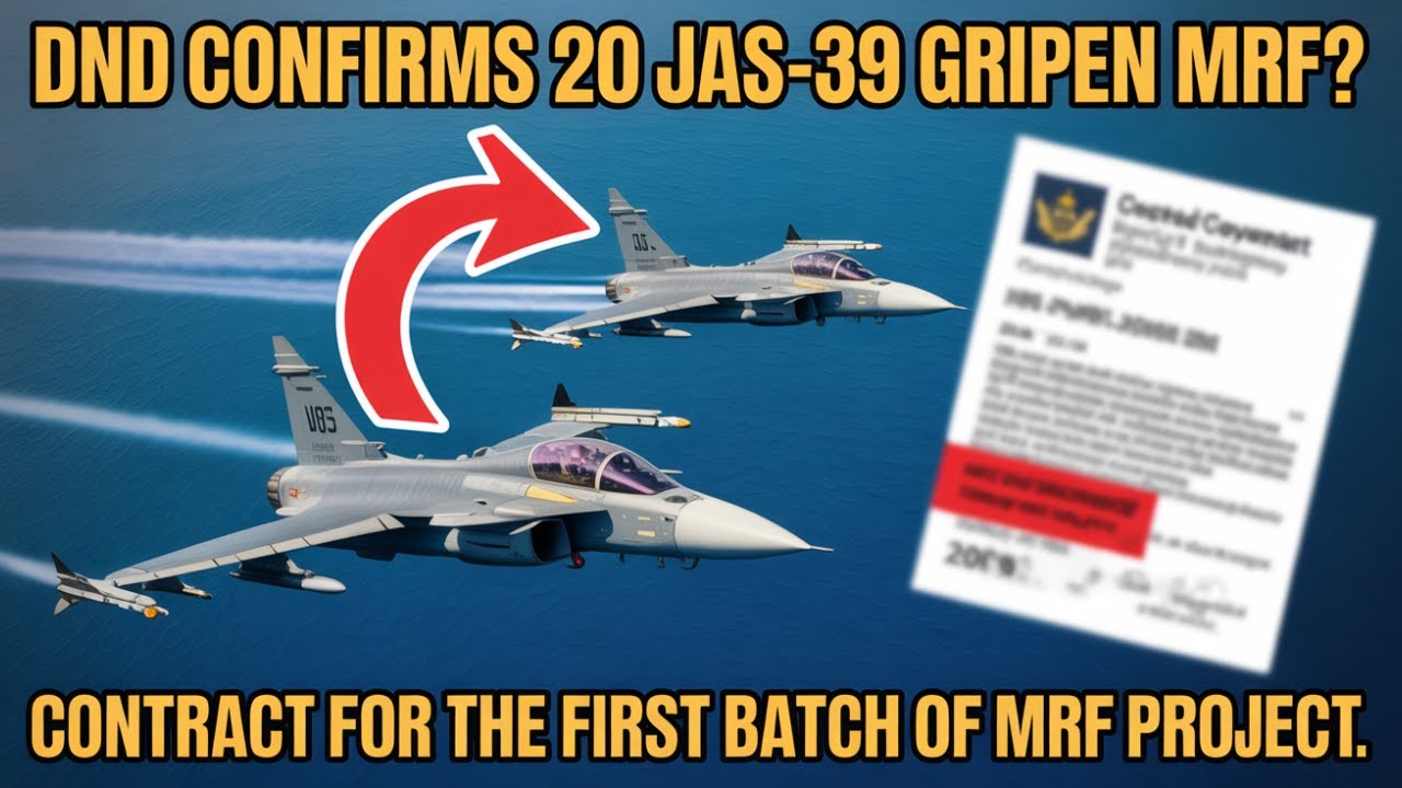 Philippines Locks In 20 JAS-39 Gripen Fighters Under MRF Program
